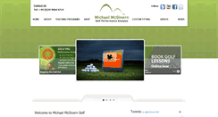 Desktop Screenshot of michaelmcgiverngolf.com